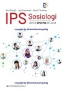 Image of IPS : SOSIOLOGI SMA/MA KELAS X