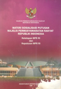 Image of Materi Sosialisasi Putusan MPR RI